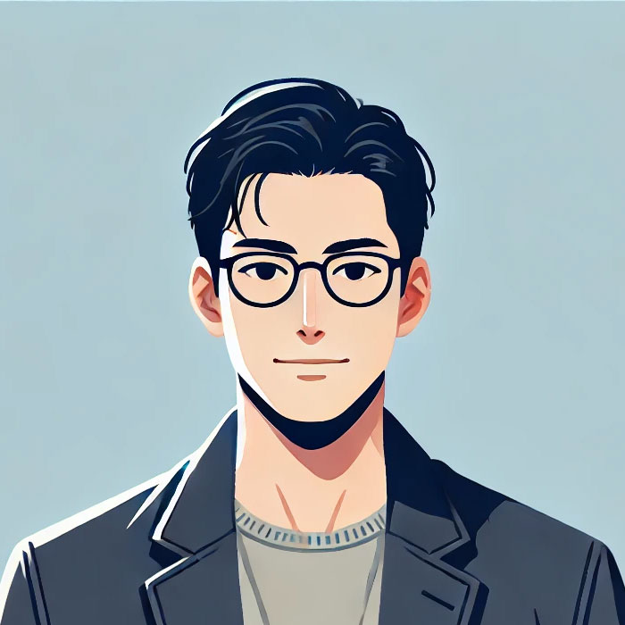 清水の顔イラスト